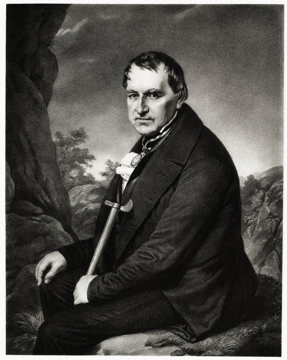 Leopold von Buch av German School