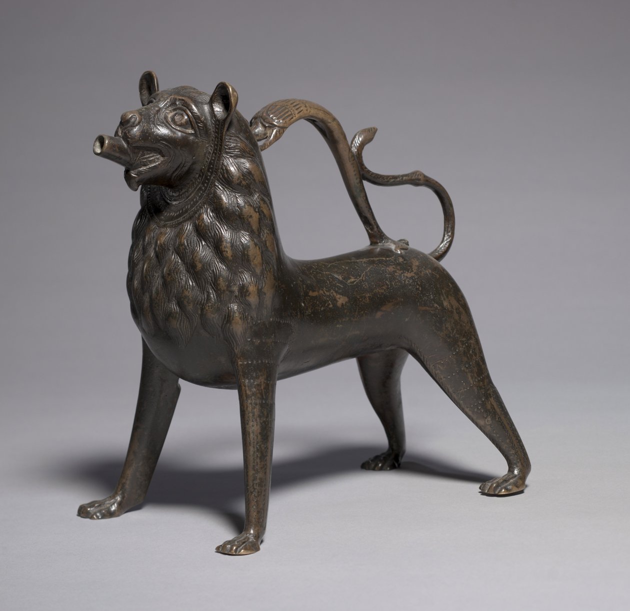 Lion Aquamanile, 1200-50 av German School