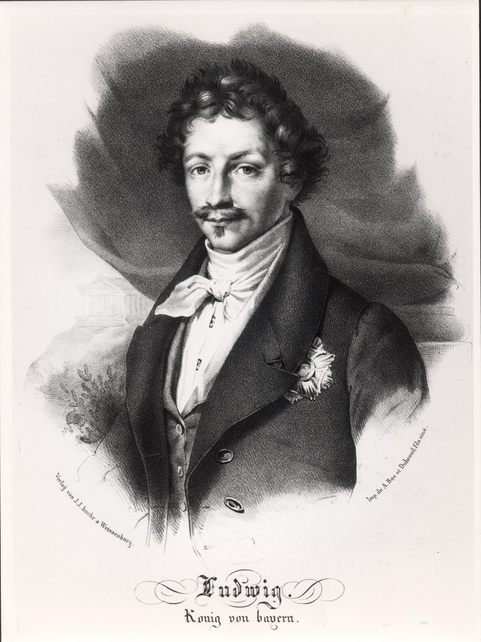 Ludwig I av Bayern (25. august 1786 – 29. februar 1868) av German School