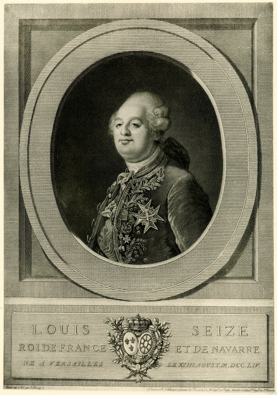 Ludwig XVI., 1884-90 (fototype) av German School