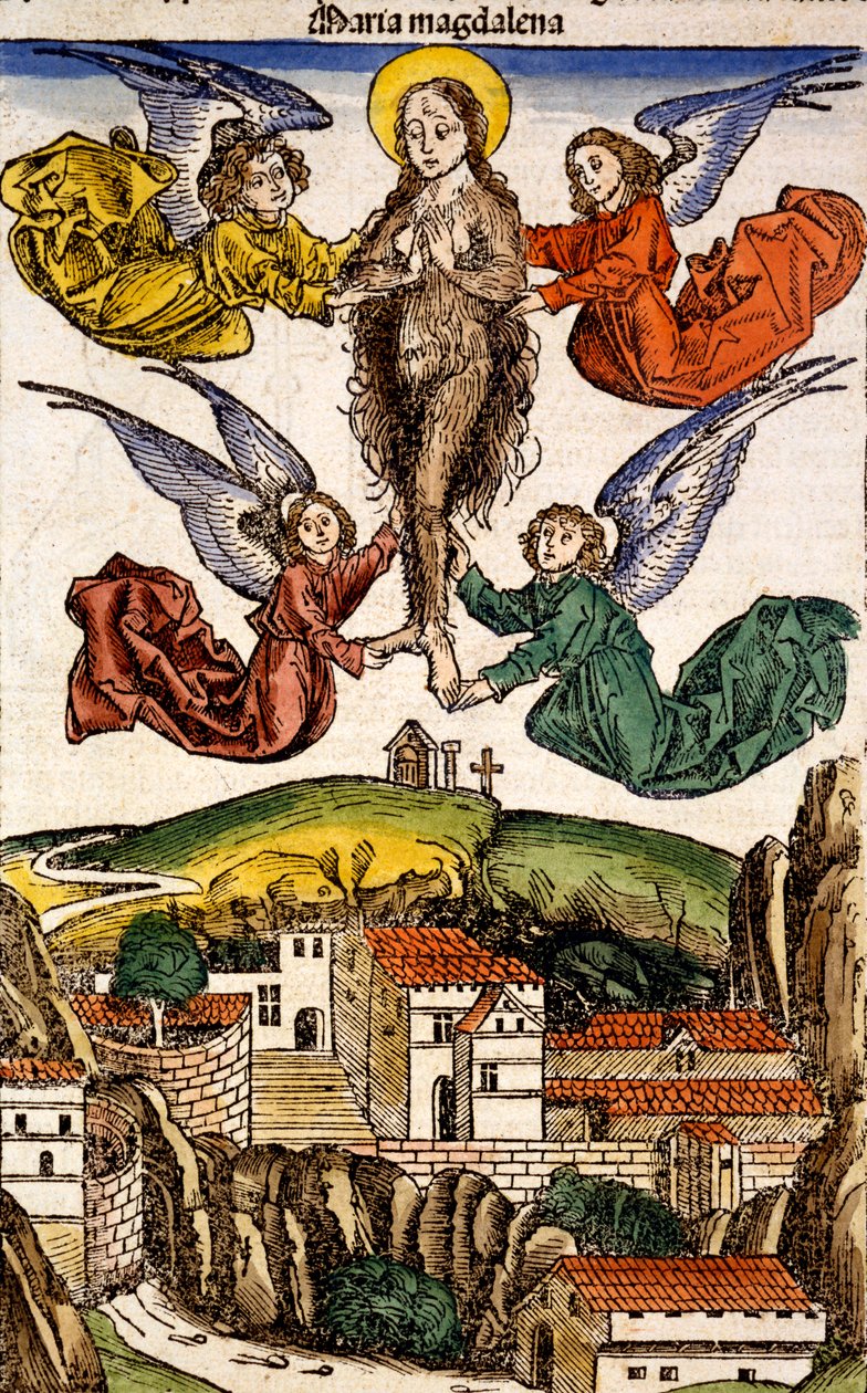 Maria Magdelena fra Liber Chronicarum av Hartmann Schedel, 1493 av German School