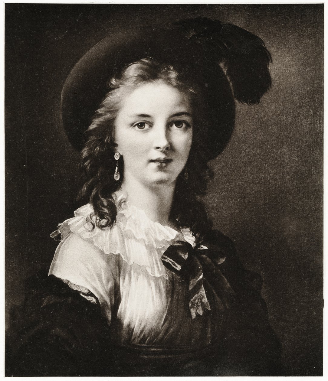 Marie Louise Elisabeth Vigée-Lebrun, 1884-90 (fototype) av German School