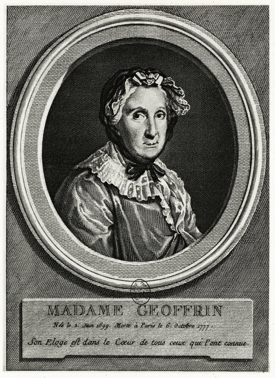 Marie Therese Geoffrin av German School