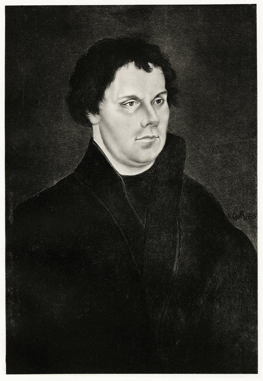 Martin Luther, 1884-90 (fototype) av German School