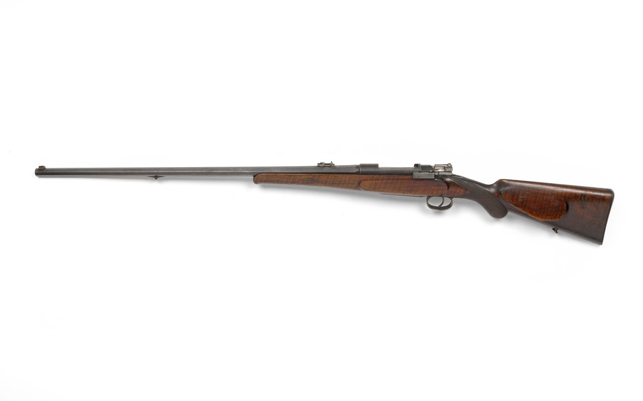 Mauser 7 mm bolt action sportsrifle, ca. 1900 (rifle, bolt action, sporting, Mauser, 7 mm) av German School