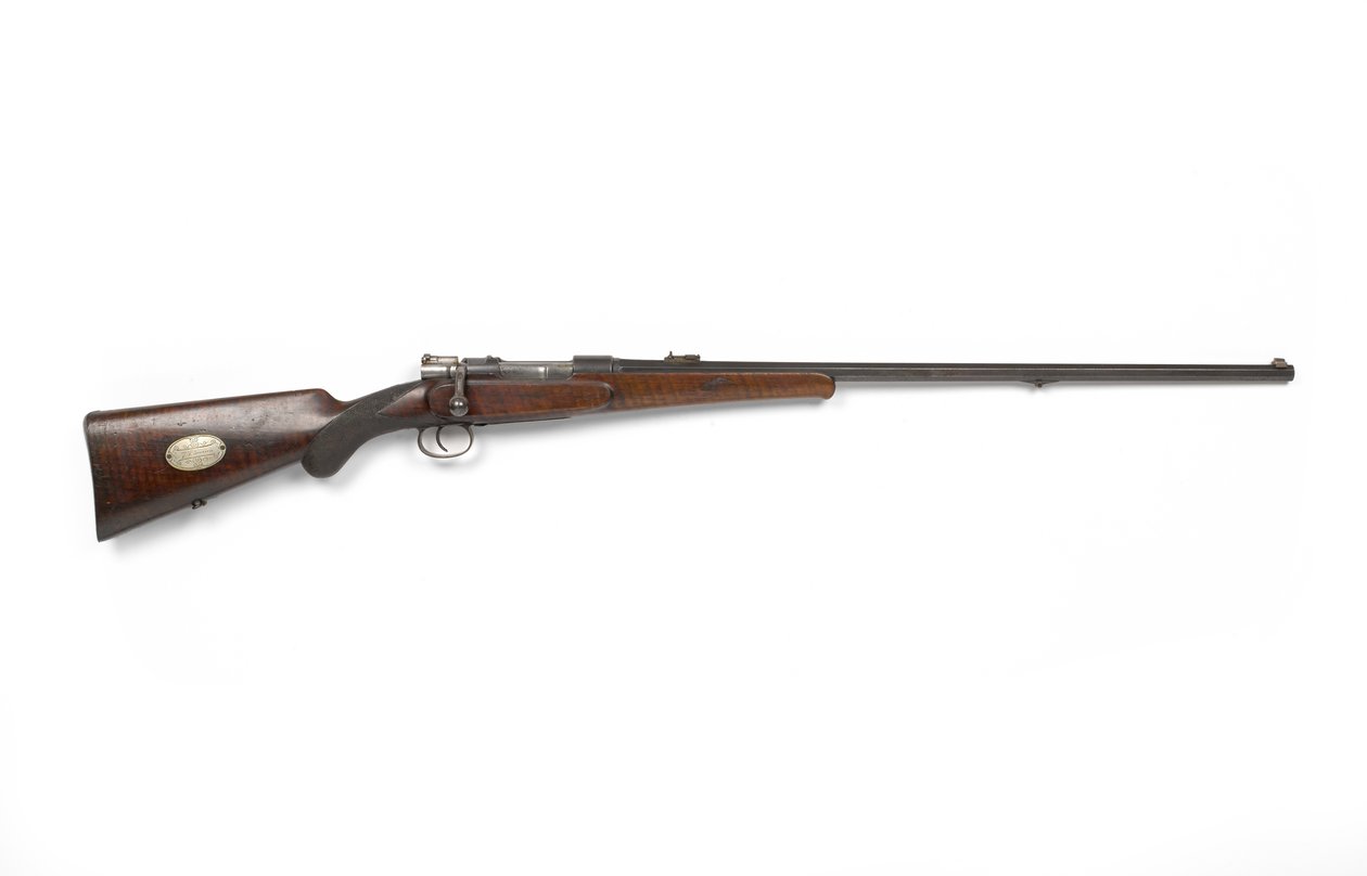Mauser 7 mm bolt action sportsrifle, ca. 1900 (rifle, bolt action, sporting, Mauser, 7 mm) av German School