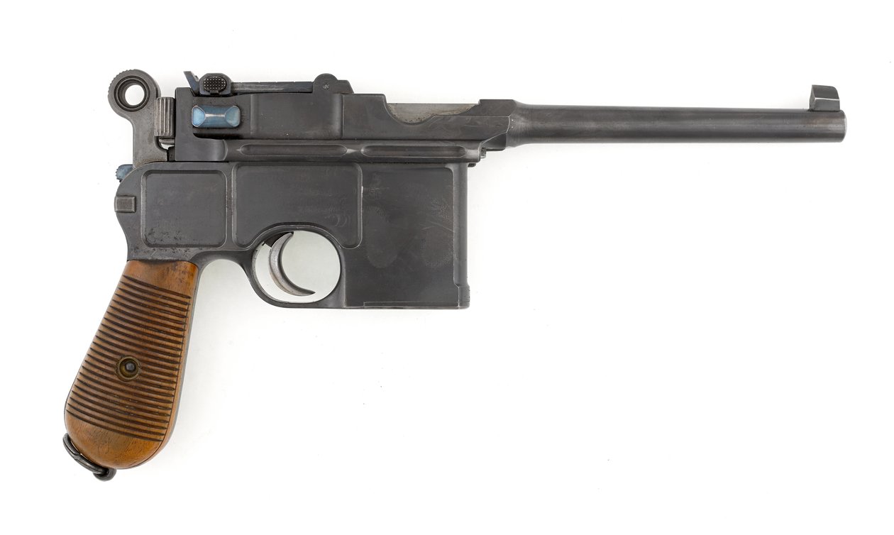 Mauser Model 1896 7,63 mm selvlastende pistol av German School