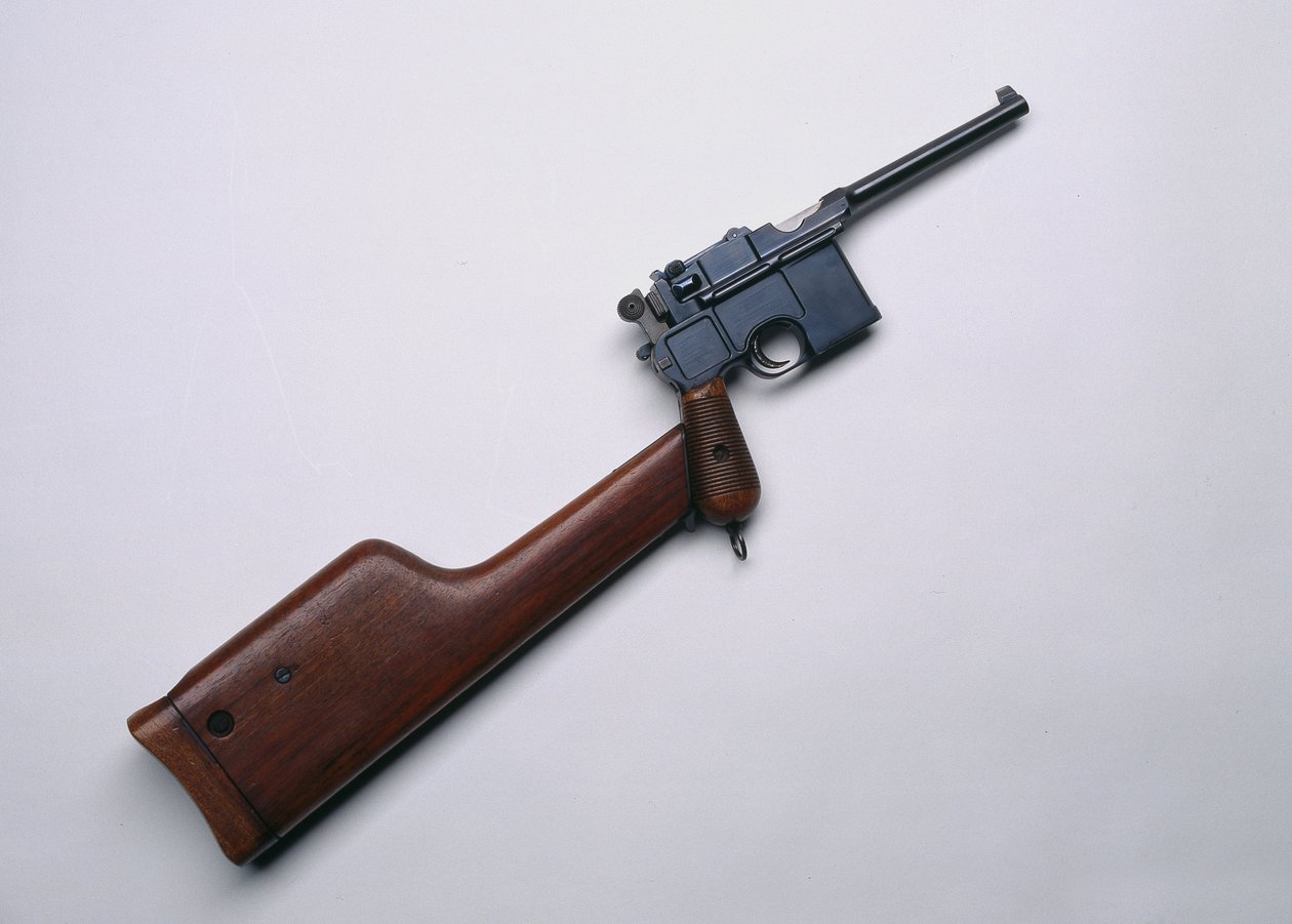 Mauser selvlastende 7,63 mm pistol M1896,1898 ca. av German School