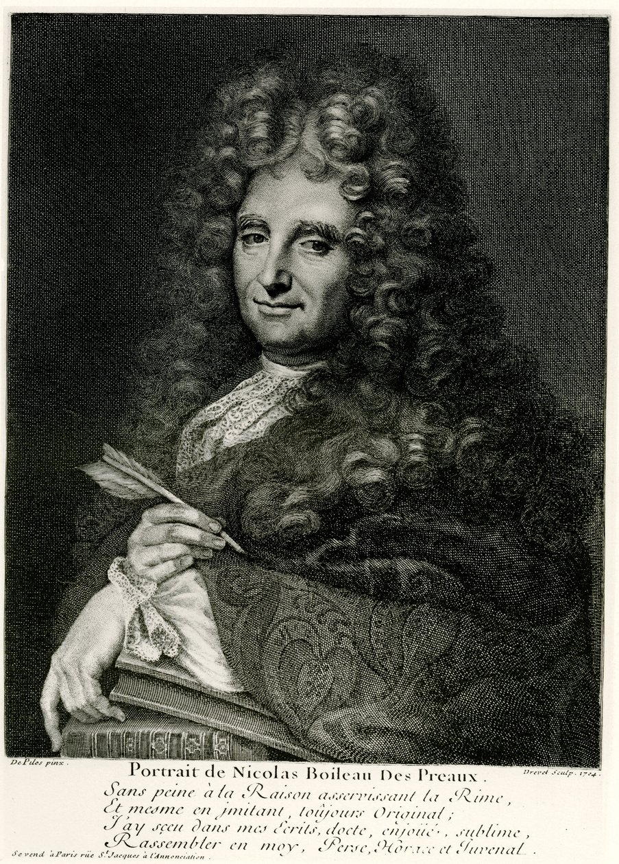 Nicolas Boileau Despreaux av German School