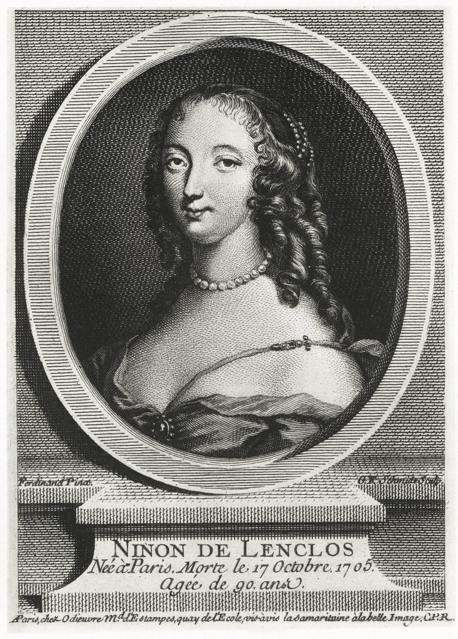 Ninon de Lenclos av German School