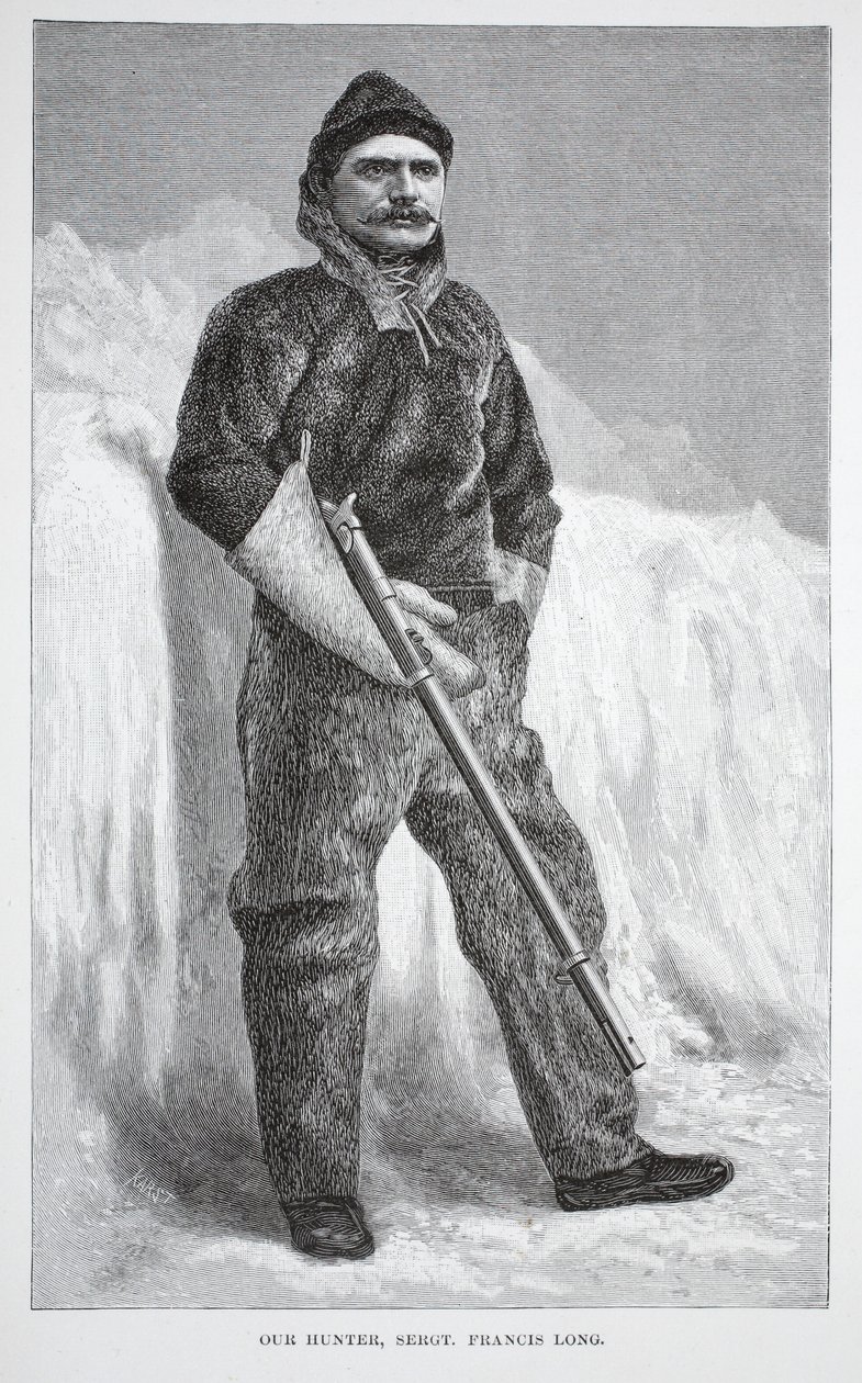 Vår jeger, sersjant Francis Long, pub. London 1886 av German School