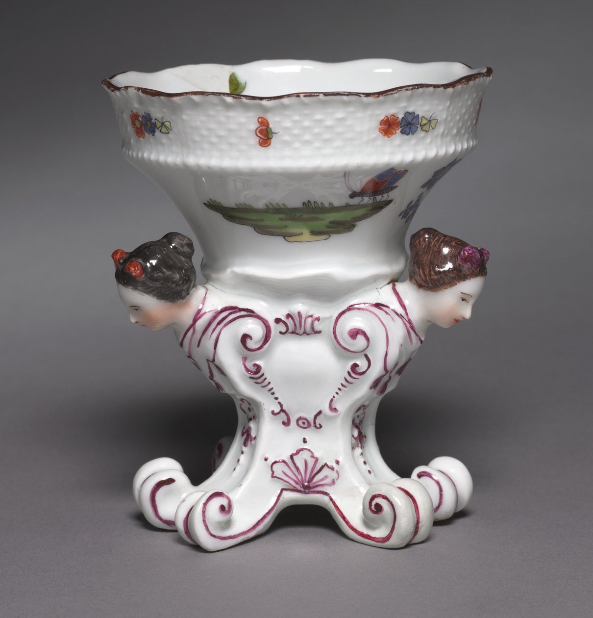 Saltpar fra Sulkowsky Service, produsent Meissen Porselensfabrikk, Tyskland, 1735-1756 av German School