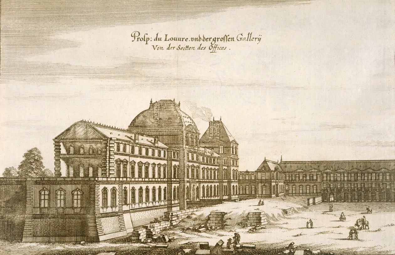 Louvre-palasset av German School