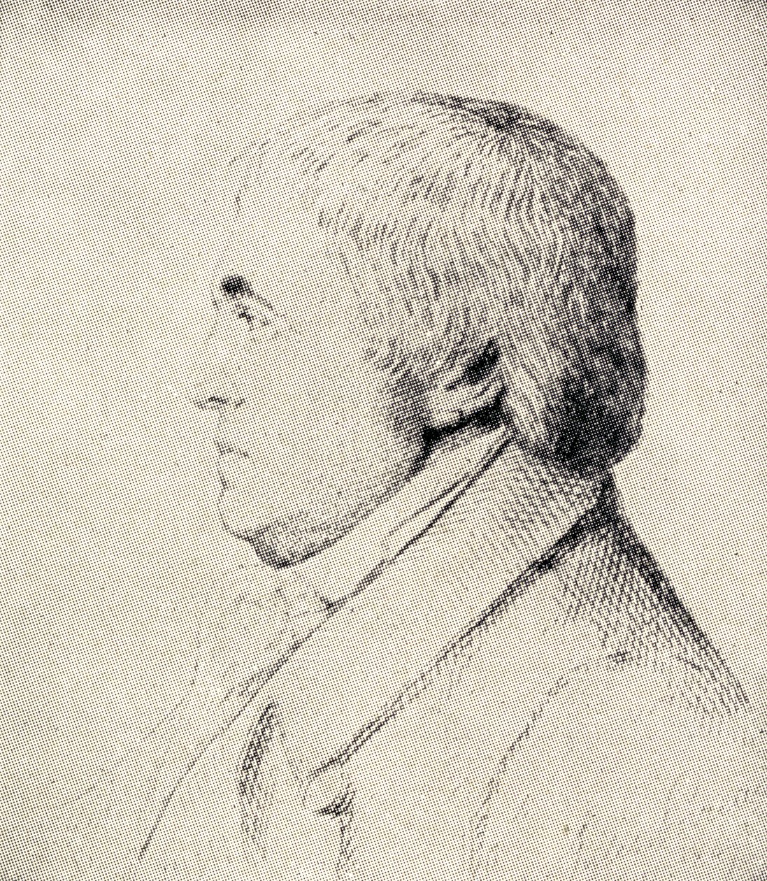Portrett av Franz Anton Mesmer (1734-1815) tysk lege av German School