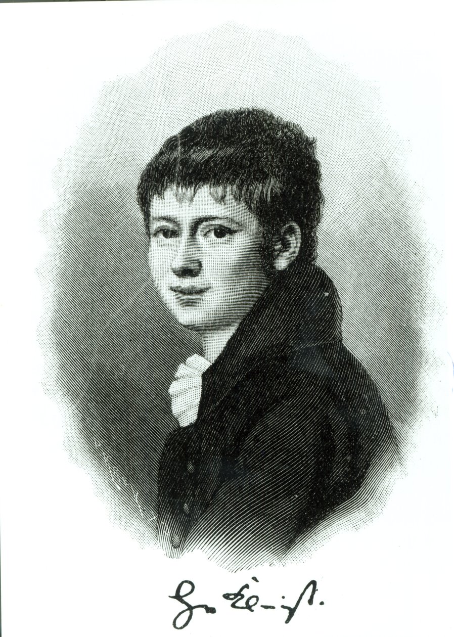 Portrett av Heinrich von Kleist som barn av German School