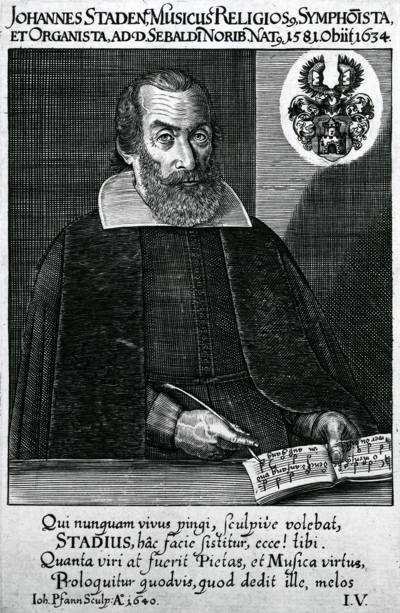 Portrett av Johann Staden (1581–1634) av German School