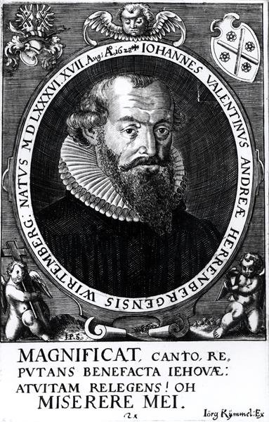 Portrett av Johann Valentine (f.1586) av Herrenberg og Württemberg, gravert av Iorg Rimmel, 17. august 1628 av German School