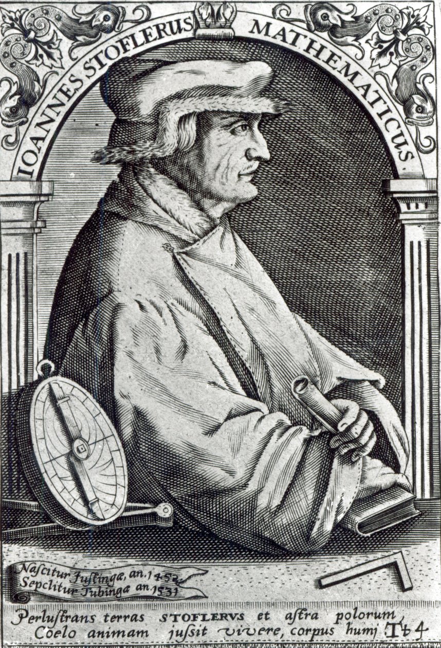 Portrett av Johannes Stoffler av German School