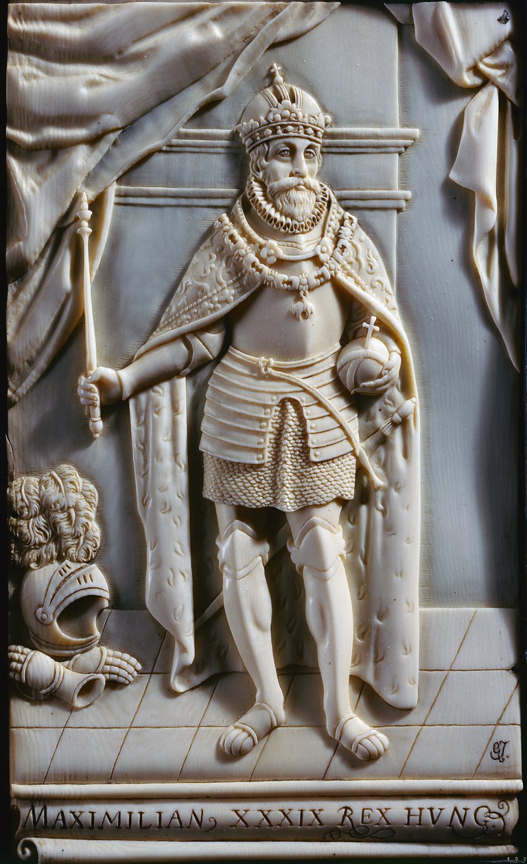 Portrett av Maximilian II som konge av Ungarn av German School