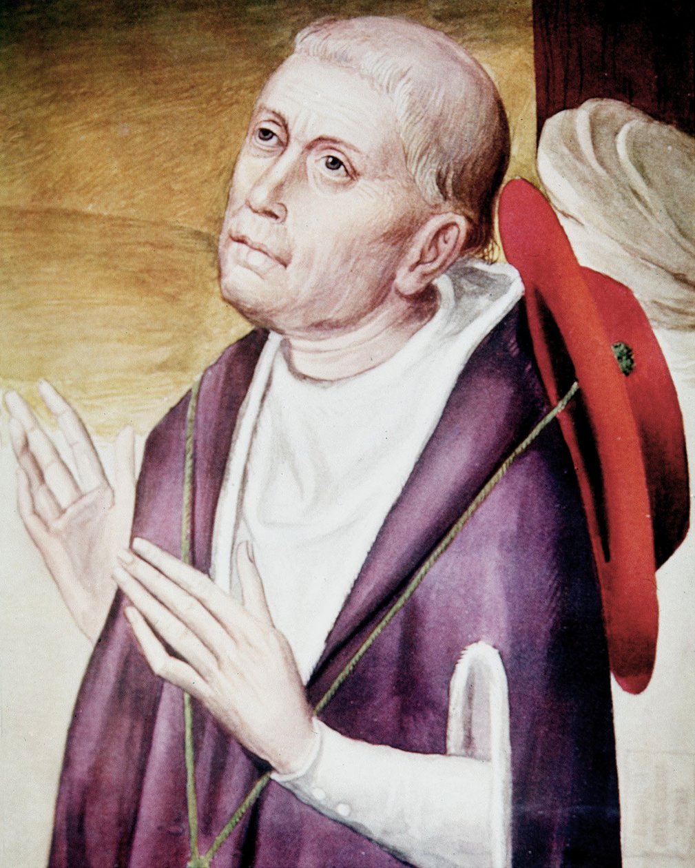 Portrett av Nicholas of Cues av German School