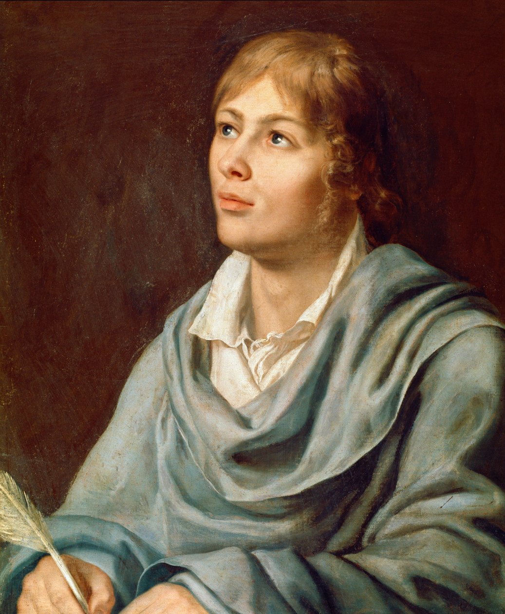 Portrett av den østerrikske komponisten Wolfang Amadeus Mozart (1756-1791) Maleri av den tyske skolen på 1800-tallet. Napoli, San Pietro og Majella musikkonservatorium av German School