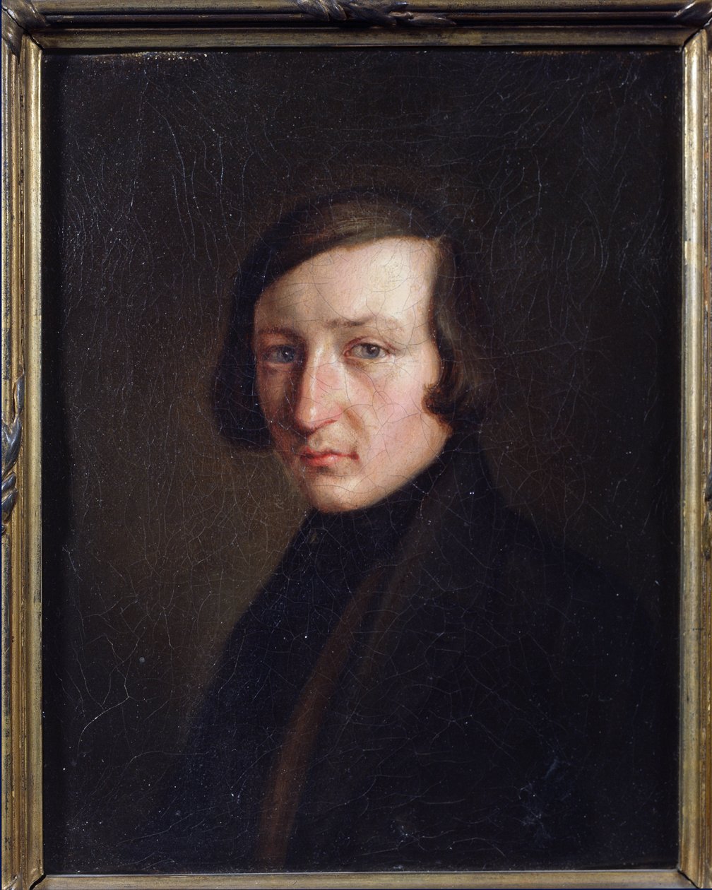 Portrett av forfatteren Heinrich Heine av German School
