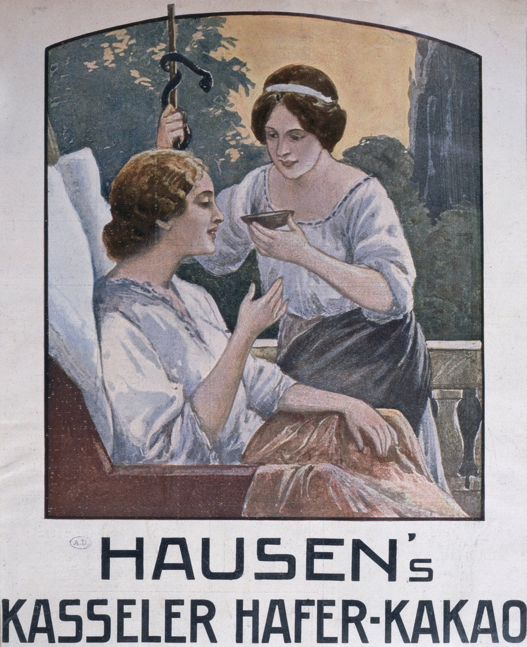 Plakatreklamesjokolade fra Kassel, 1908 av German School