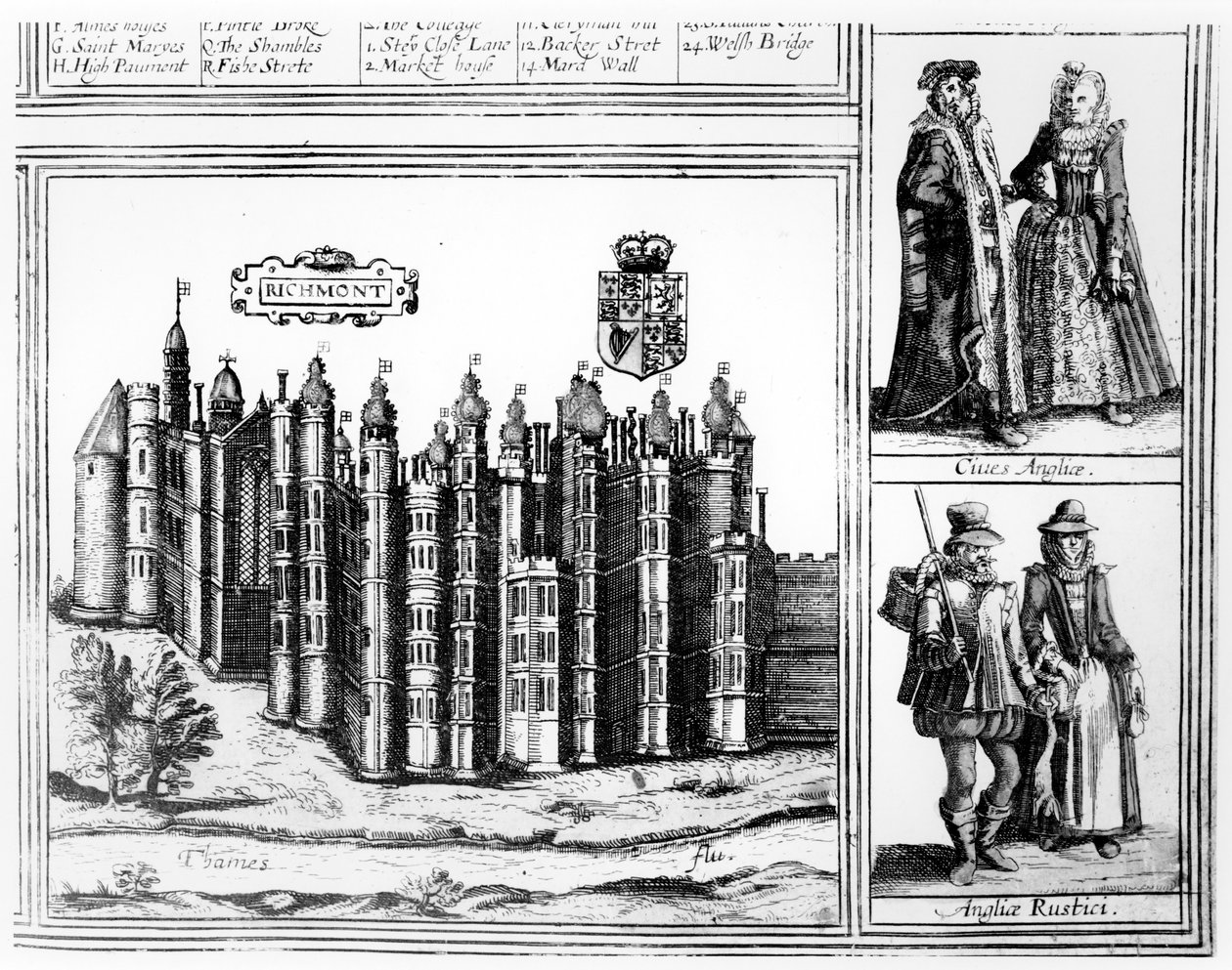 Richmont, utgitt av Braun & Hogenburg, 1617 av German School