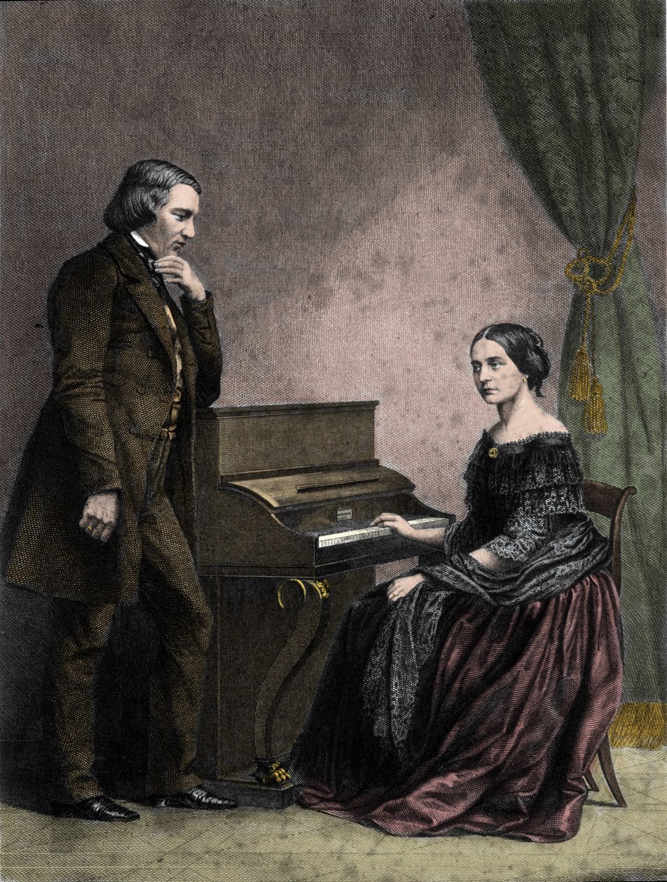 Robert og Clara Schumann, tyske musikere av German School