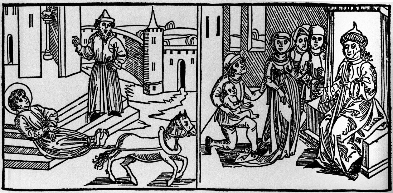 Saint Saturnin var grunnleggeren av kristendommen i Toulouse på midten av det 3. århundre. På den tiden ble de kristne forfulgt: Saint Saturnin var et av ofrene for Paians. Kroppen hans festet til halen til en okse, ble drenert nær Rom av German School