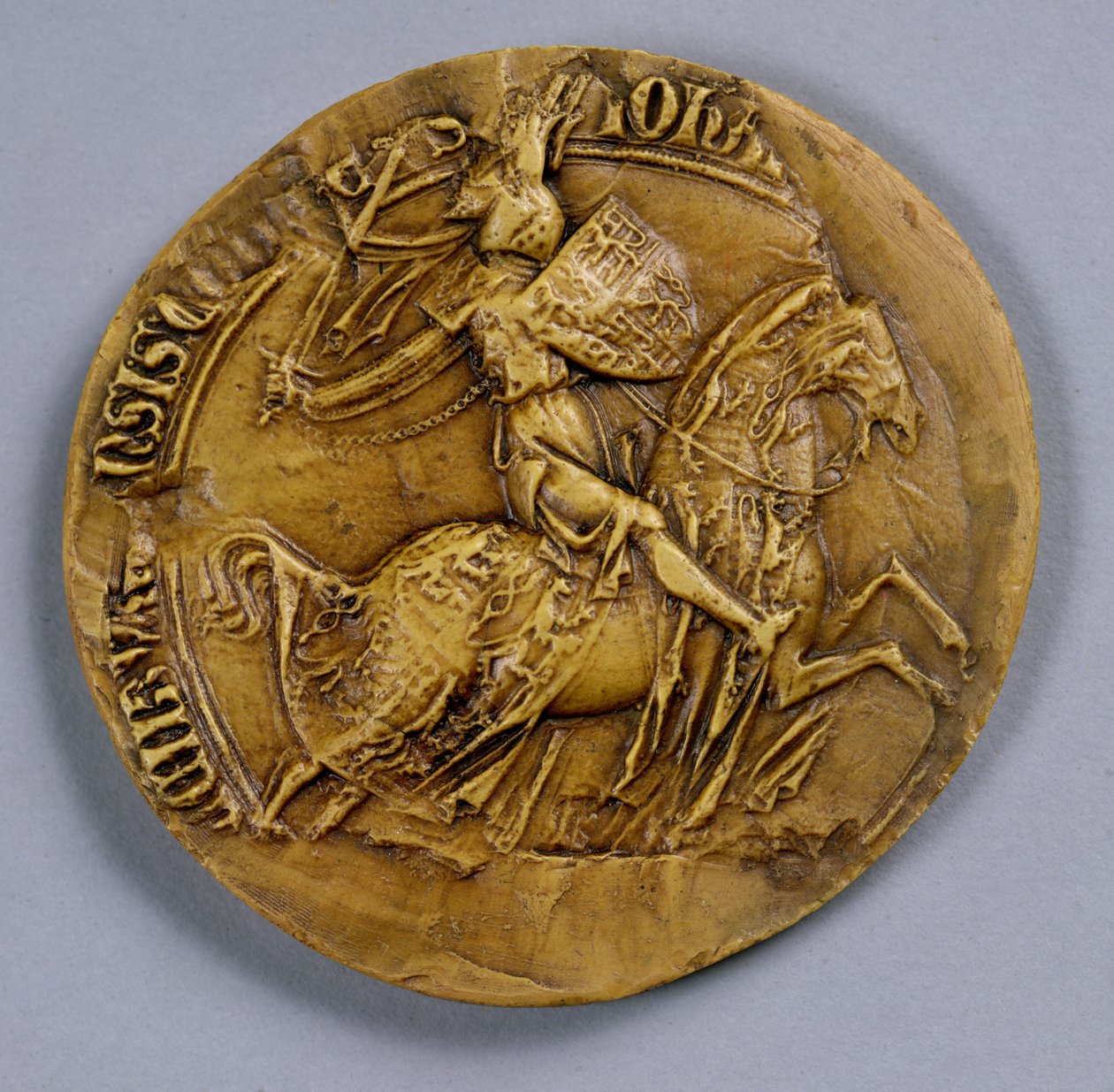 Segl til Johannes I (1296-1346) av Luxembourg, konge av Böhmen av German School