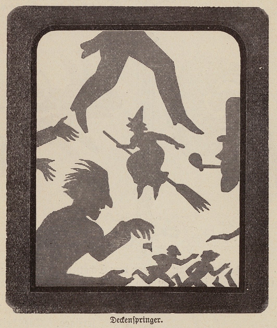 Skyggefigurer (gravering) av German School