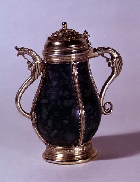 Sølvforgylt ewer, ca. 1489 (sølv) av German School