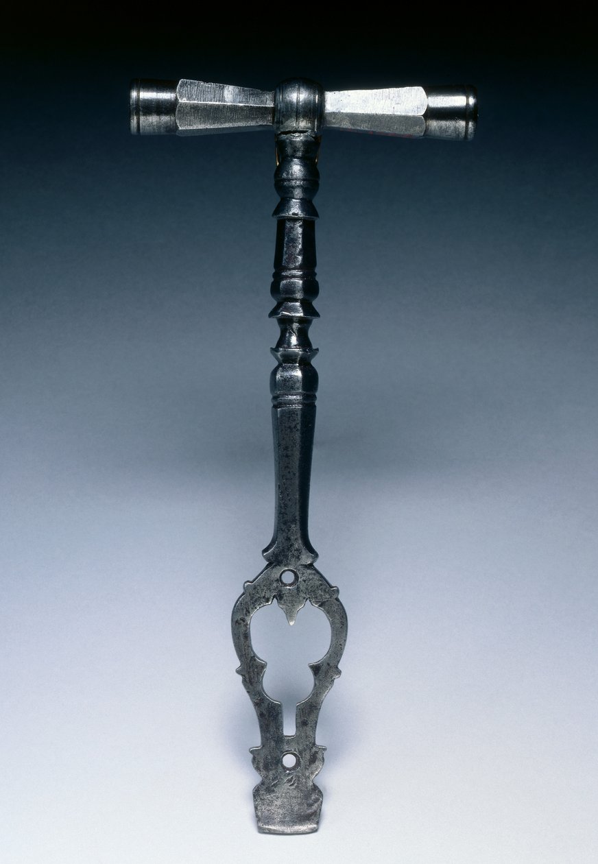 Nøkkel for en hjullåspistol, ca. 1600-25 (stål) av German School