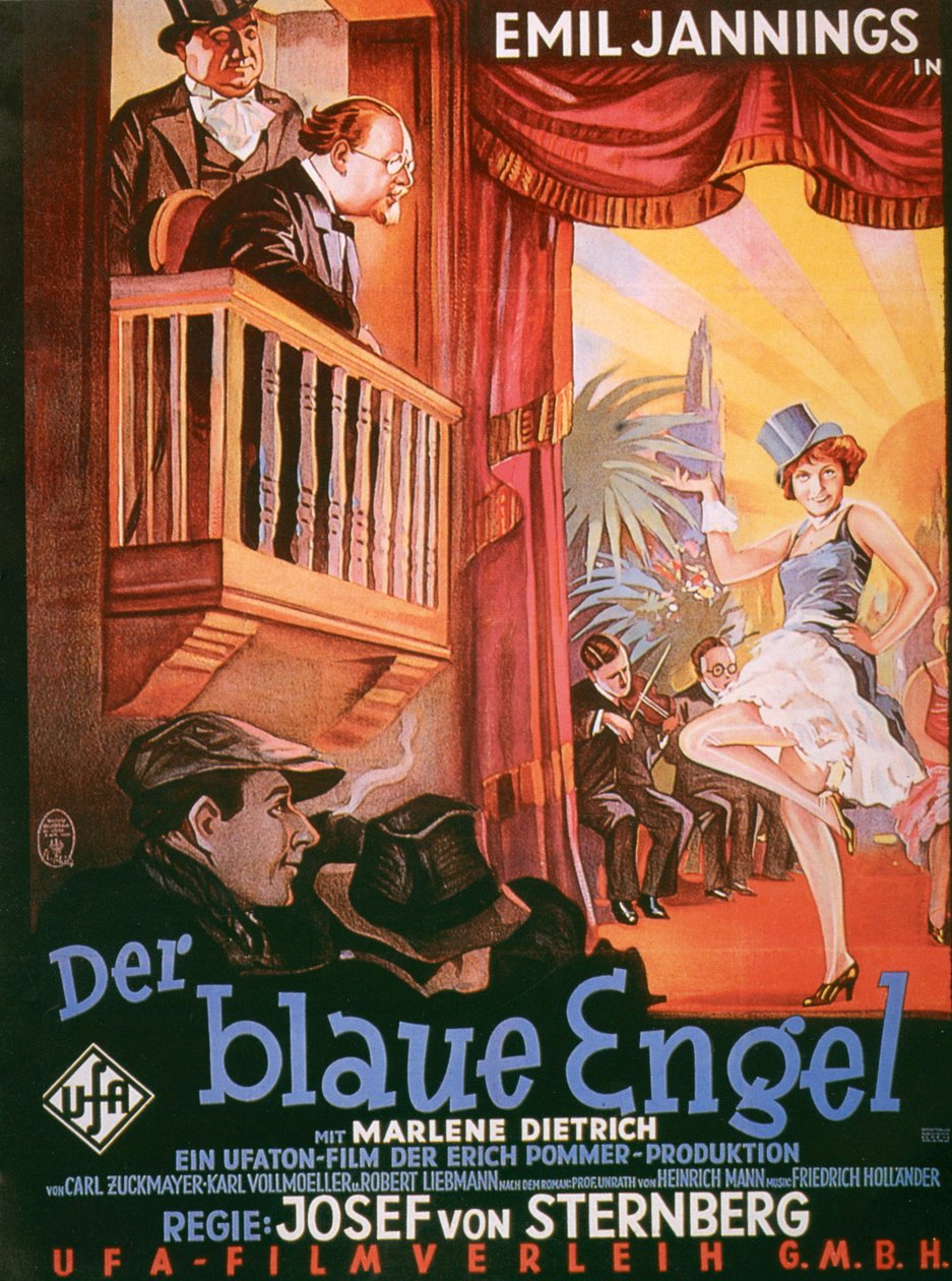 The Blue Angel filmplakat av German School