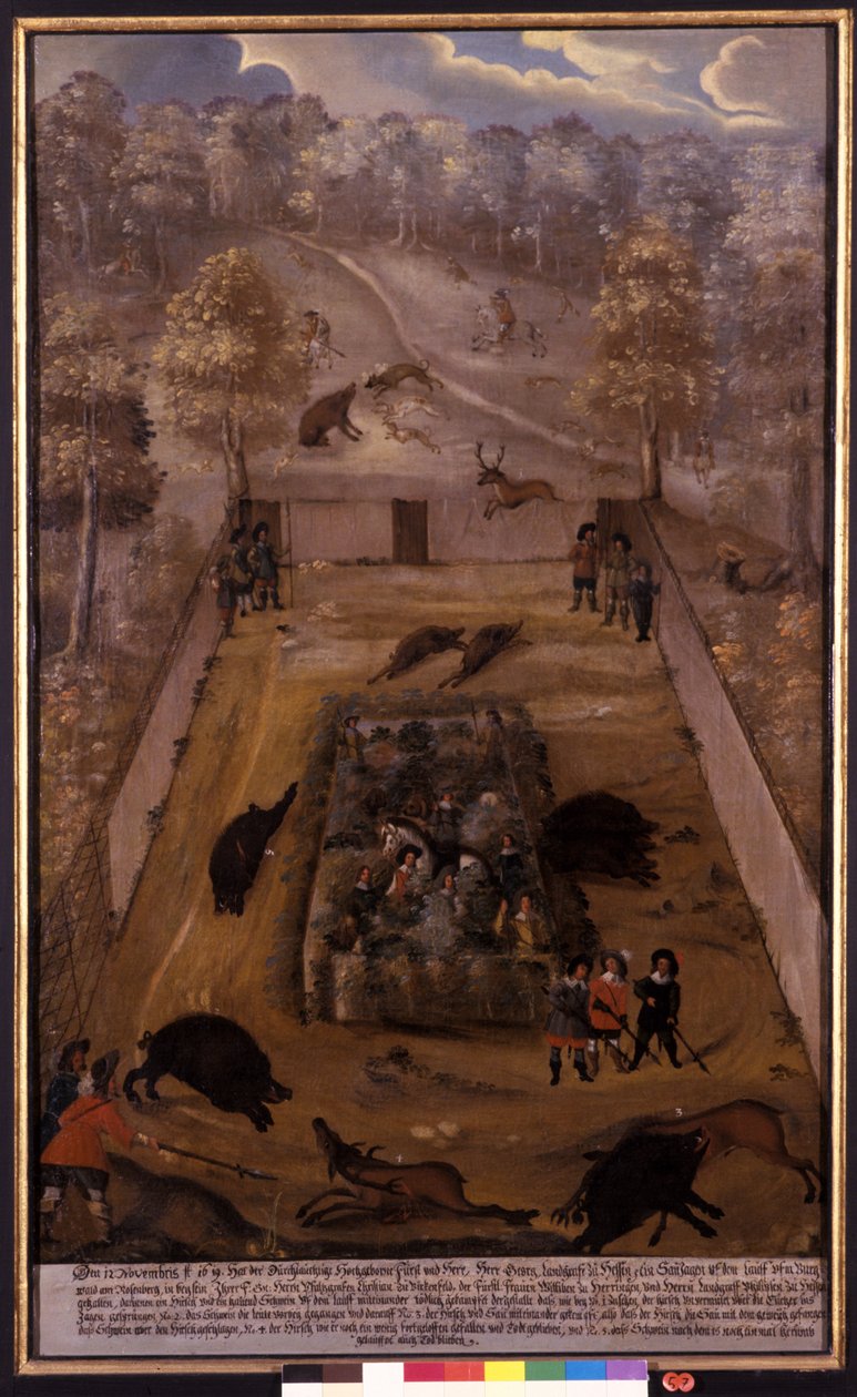 Villejakten, ca. 1619 av German School
