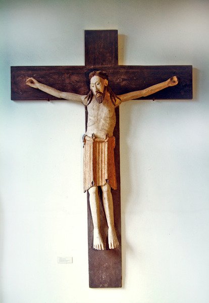 The Christ of Untergermaringen, Kaufberen, ca. 1180 (malt tre) av German School