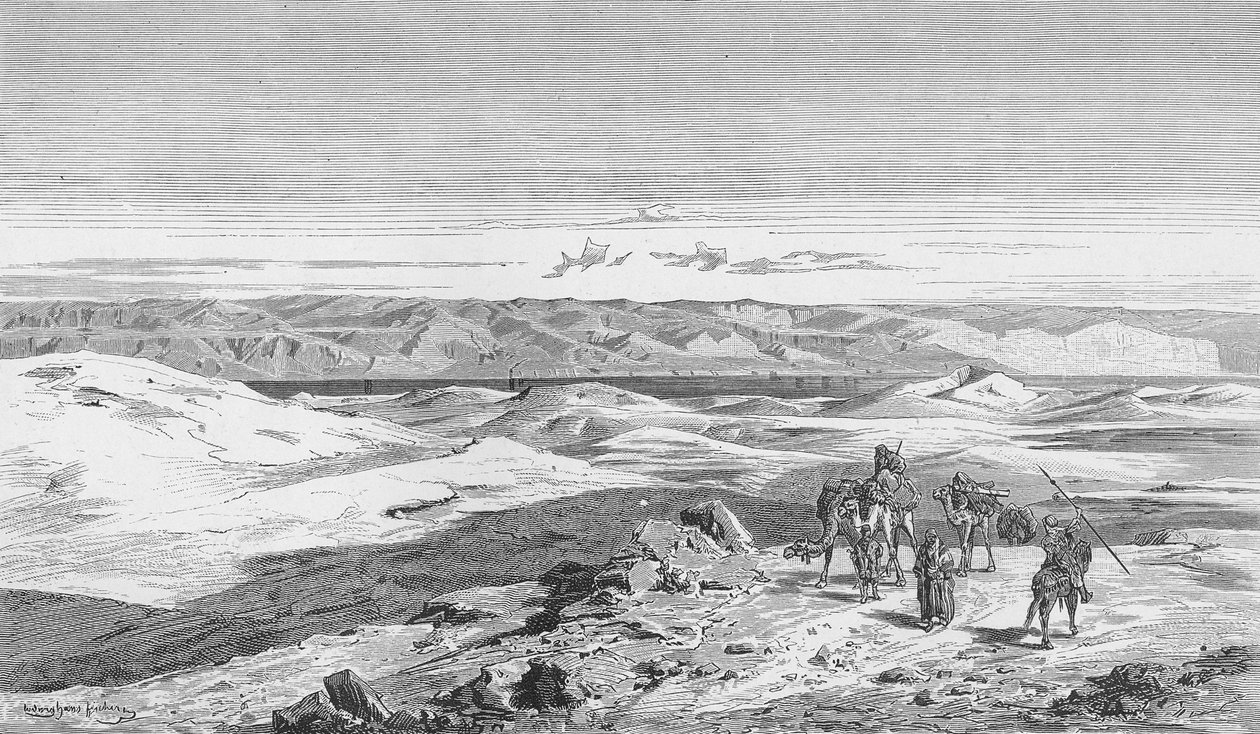 Dødehavet, fra Betanias høyder av German School