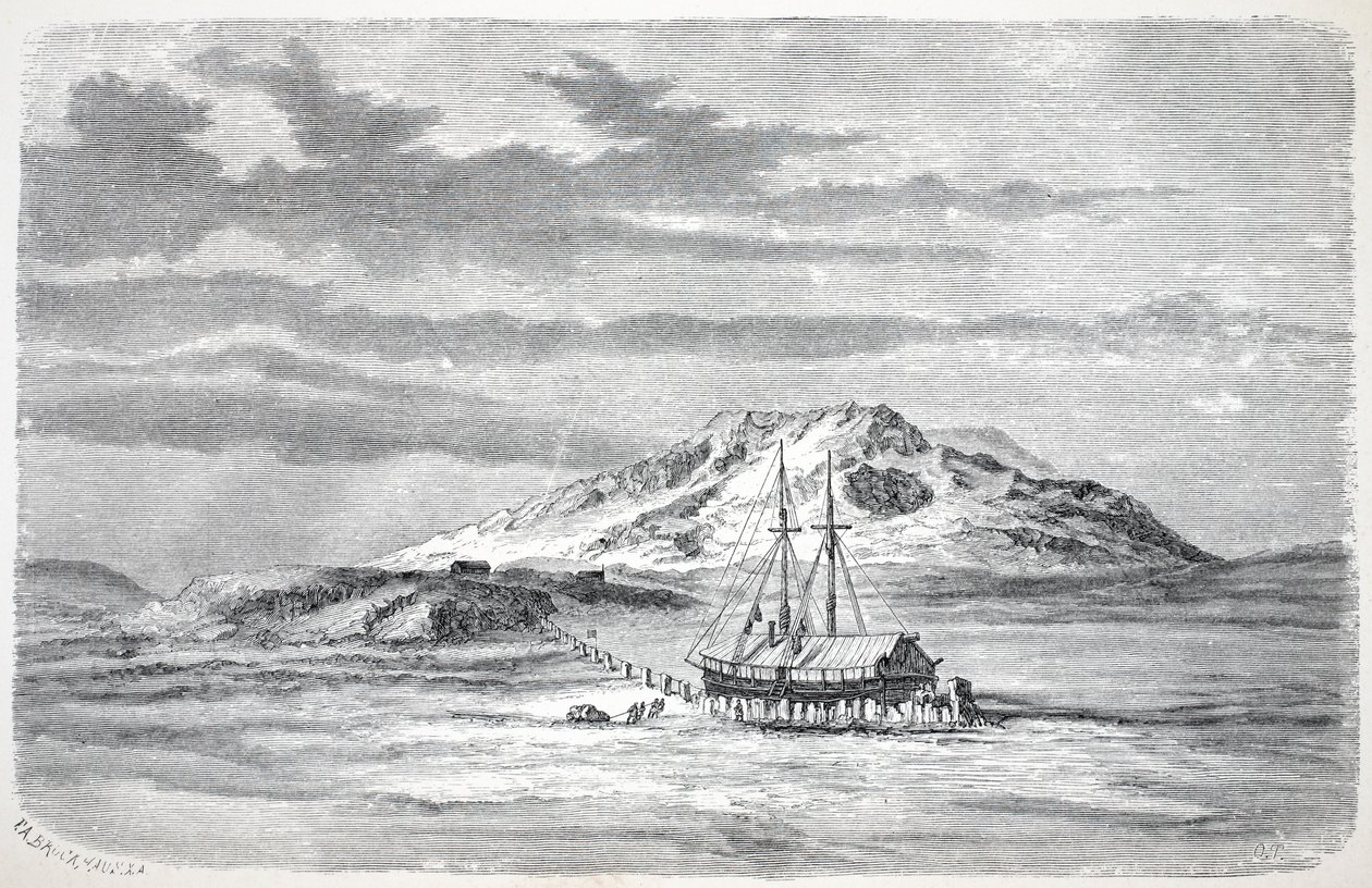 Germania på Sabine Island, pub. London 1874 av German School