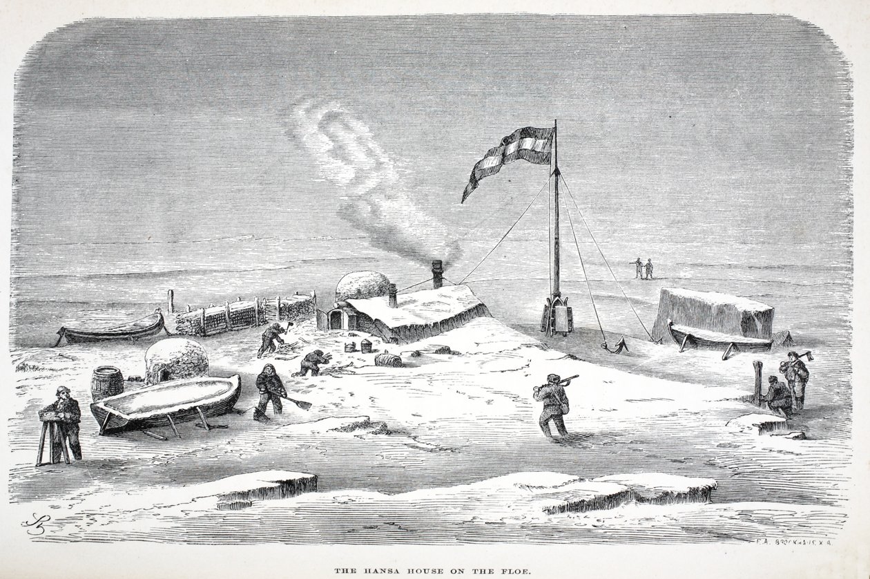 Hansahuset på fjellet, pub. London 1874 av German School