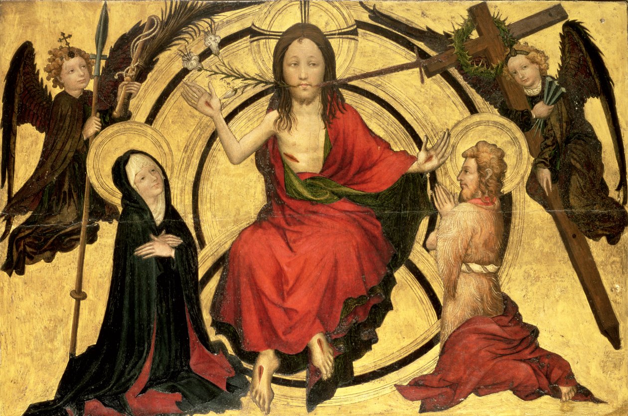 The Last Judgement, tidlig på 1400-tallet (tempera på panel) av German School