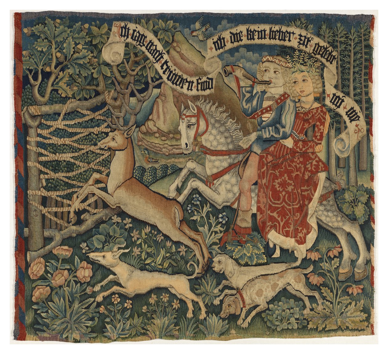 The Pursuit of Fidelity, ca. 1475-1500 (teppe) av German School