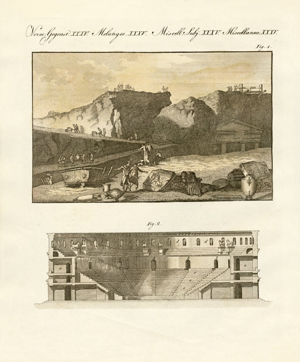 Den underjordiske byen herculaneum av German School
