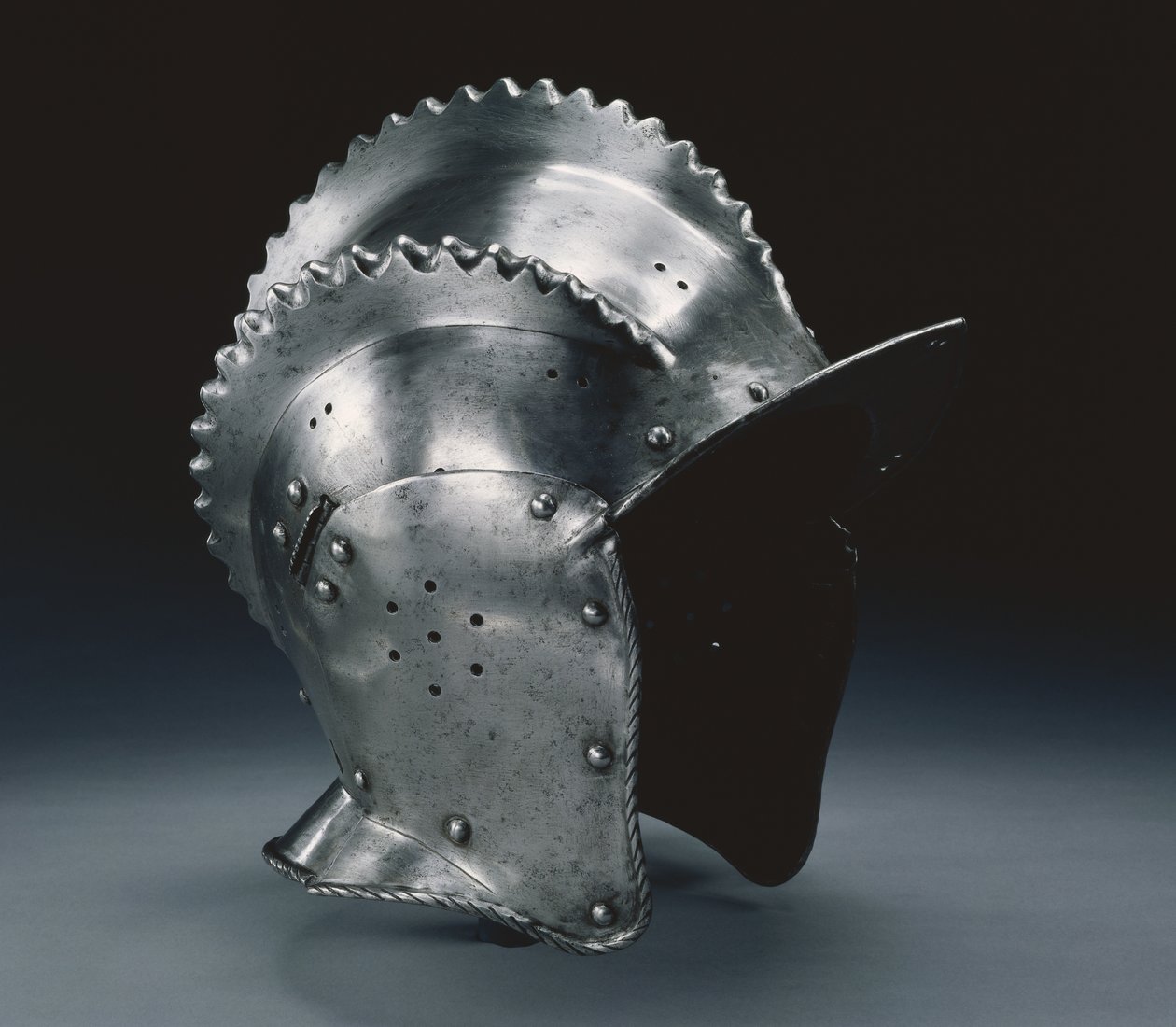 Trippeltoppet burgonet, ca. 1560-70 av German School