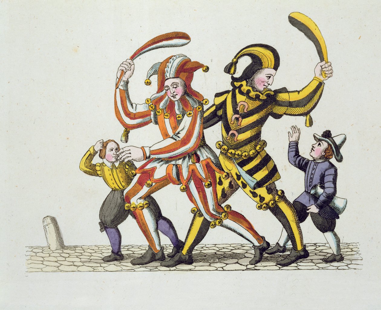 To narrer som leker med barn, fra gamle Nürnbergs skikker og skikker i spill og sanger, utgitt på nytt 1831 av German School