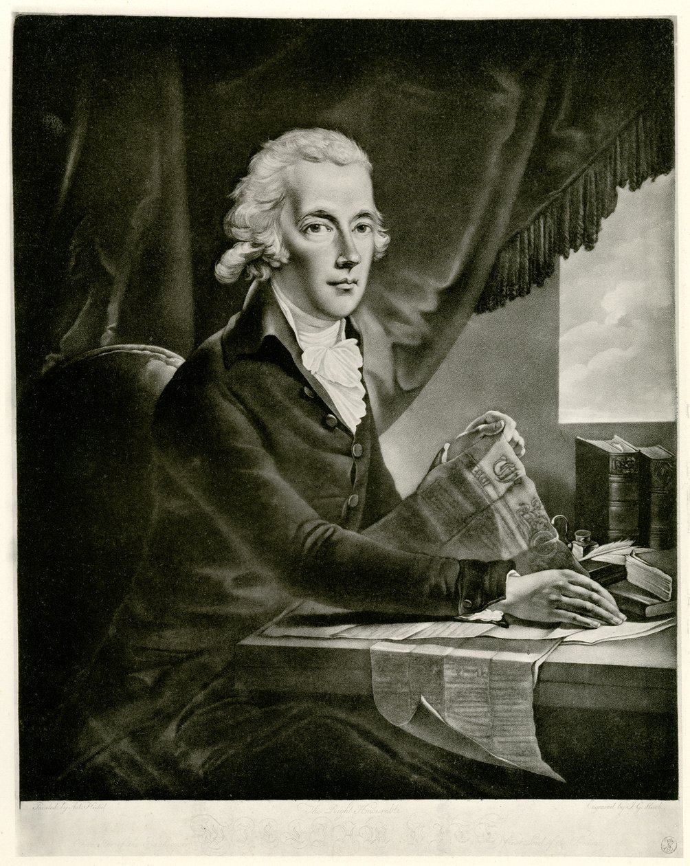 William Pitt d. J. av German School