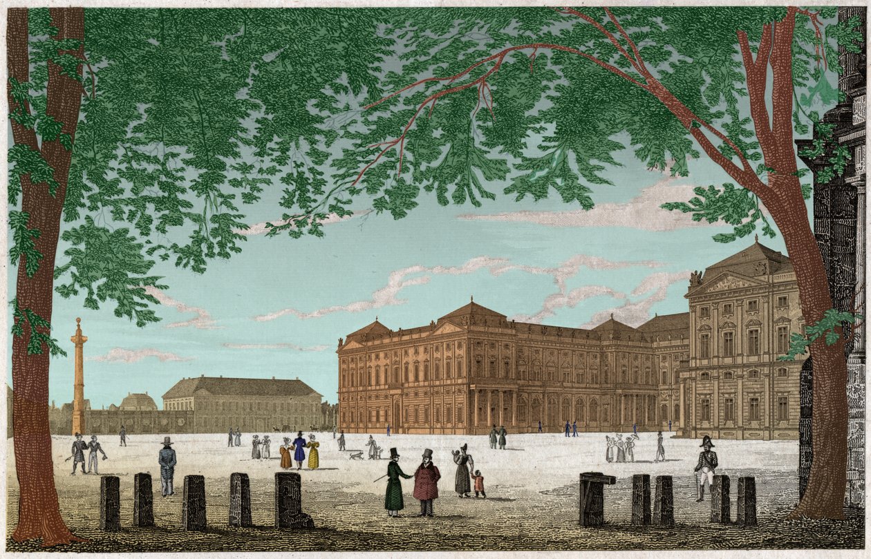 Würzburg. (gravering, ca. 1850) av German School