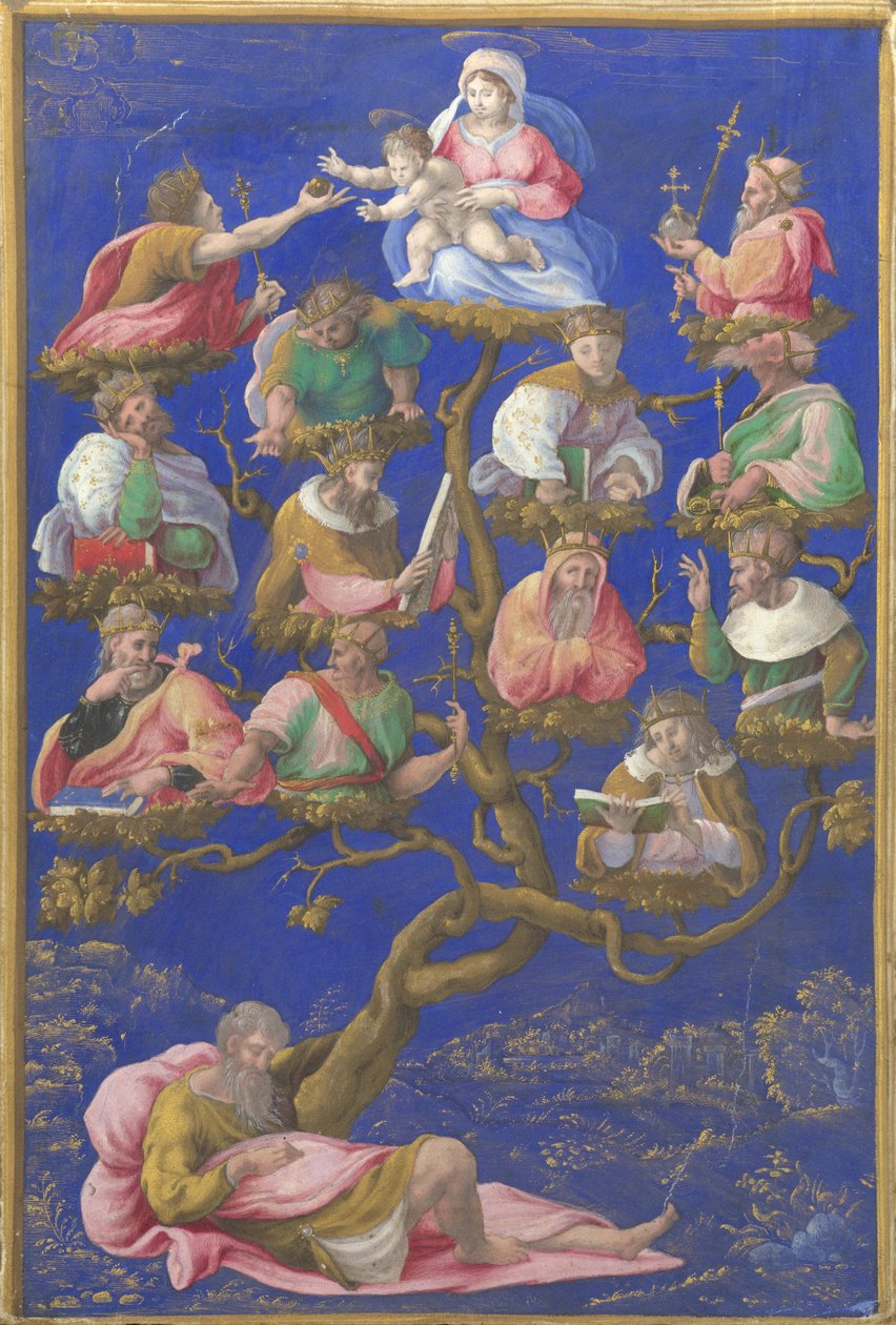 The Tree of Jesse, ca. 1535 av Gerolamo Genga