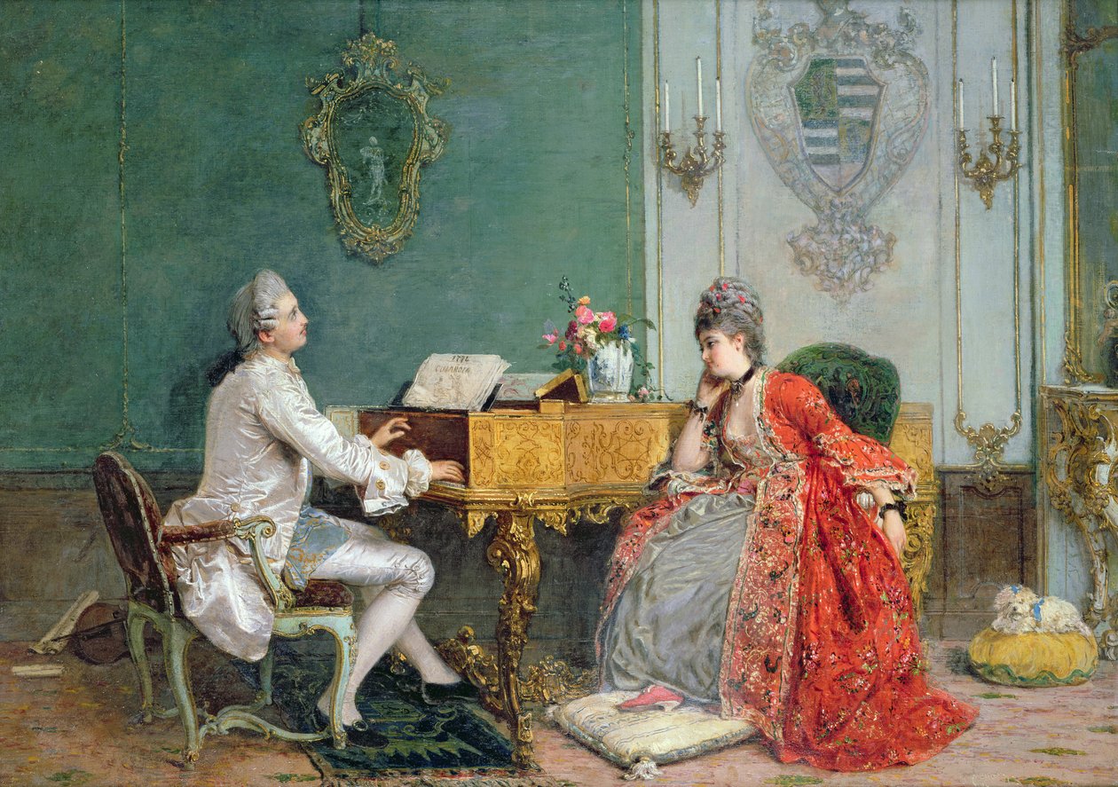 En privat konsert av Gerolamo Induno