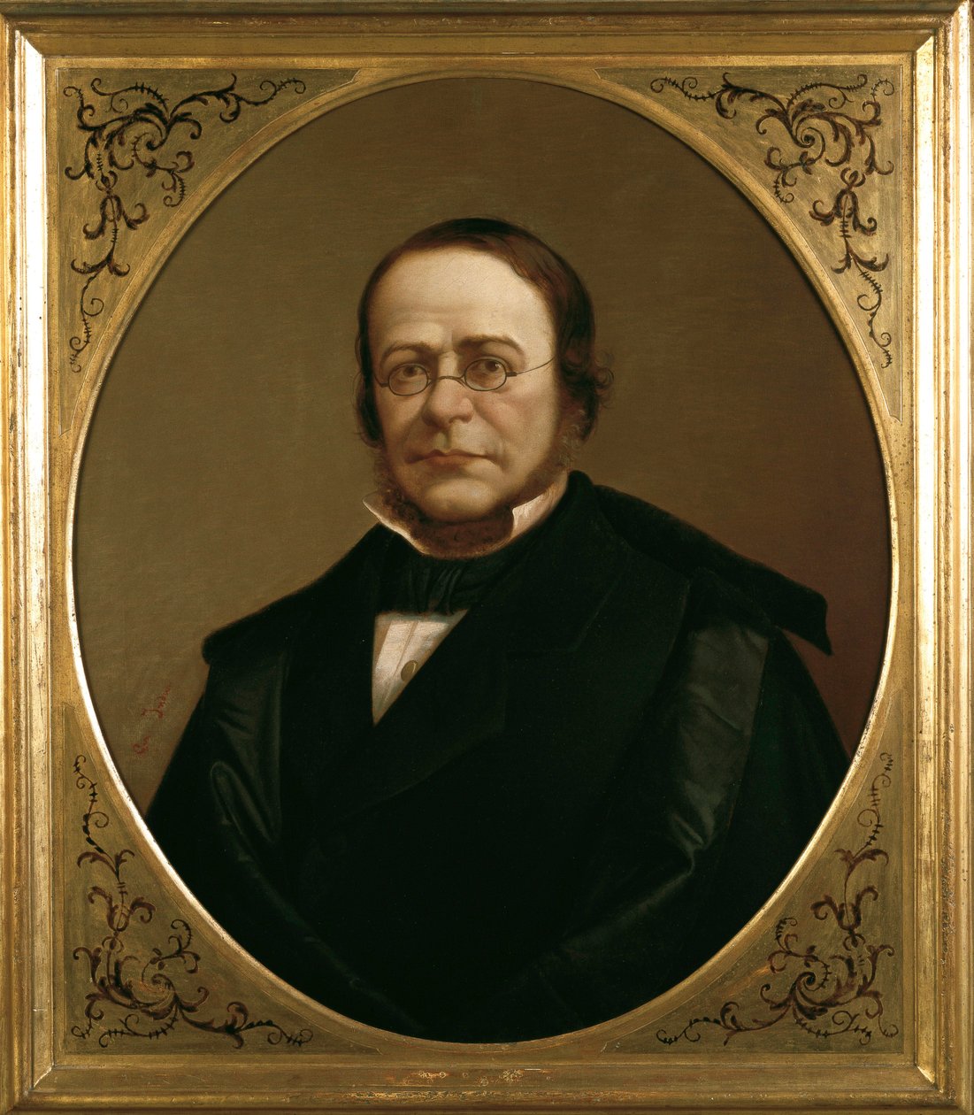 Portrett av den italienske politikeren Camillo Benso, grev av Cavour av Gerolamo Induno